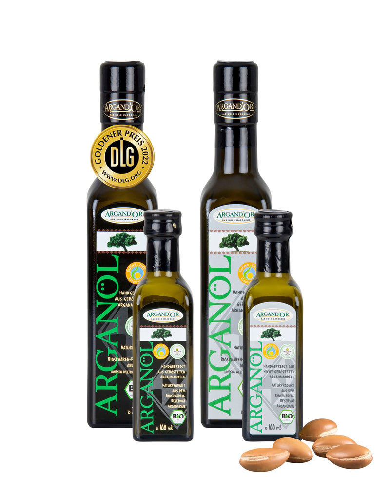 Bio-Arganöl Argand'Or Klassik Premium (Gourmet-Speiseöl)  - nicht geröstet - 250ml